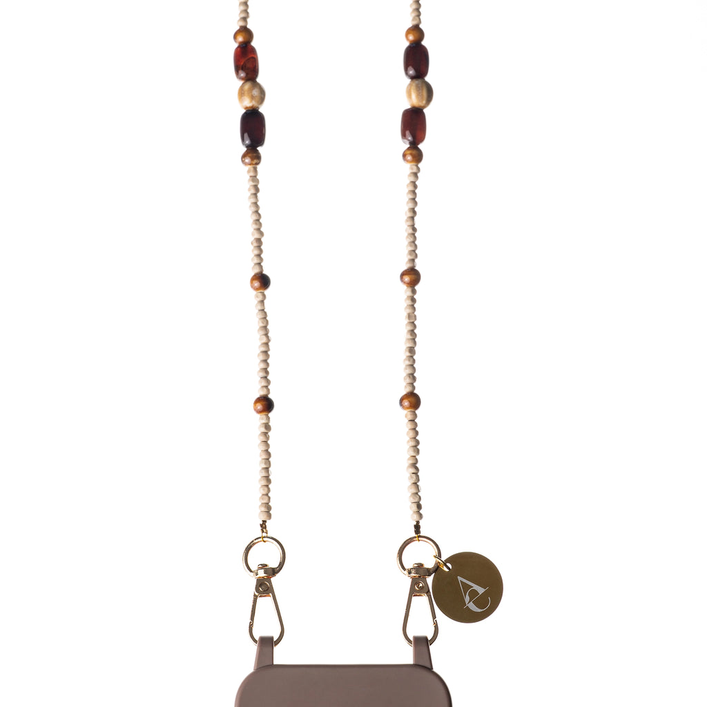 "Zvezdelina" Long Beige Chain 120cm