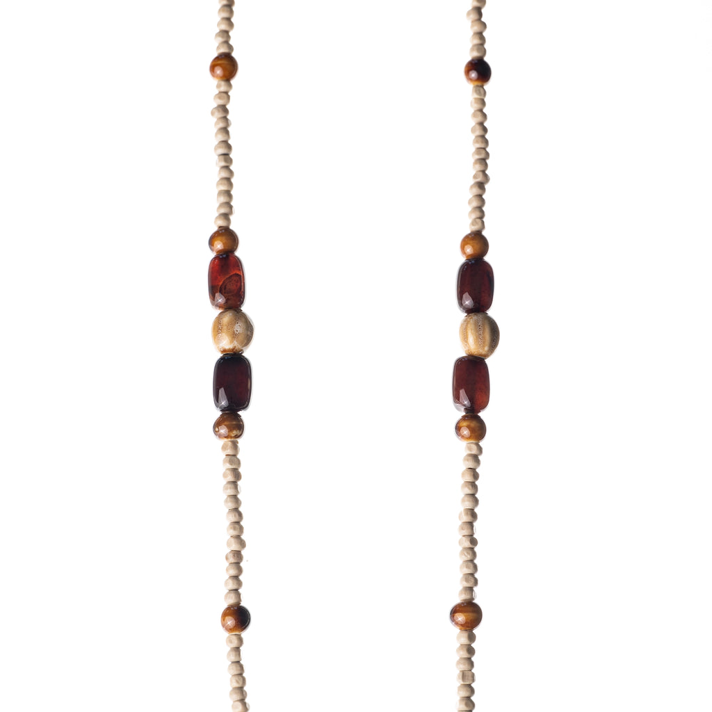 "Zvezdelina" Long Beige Chain 120cm