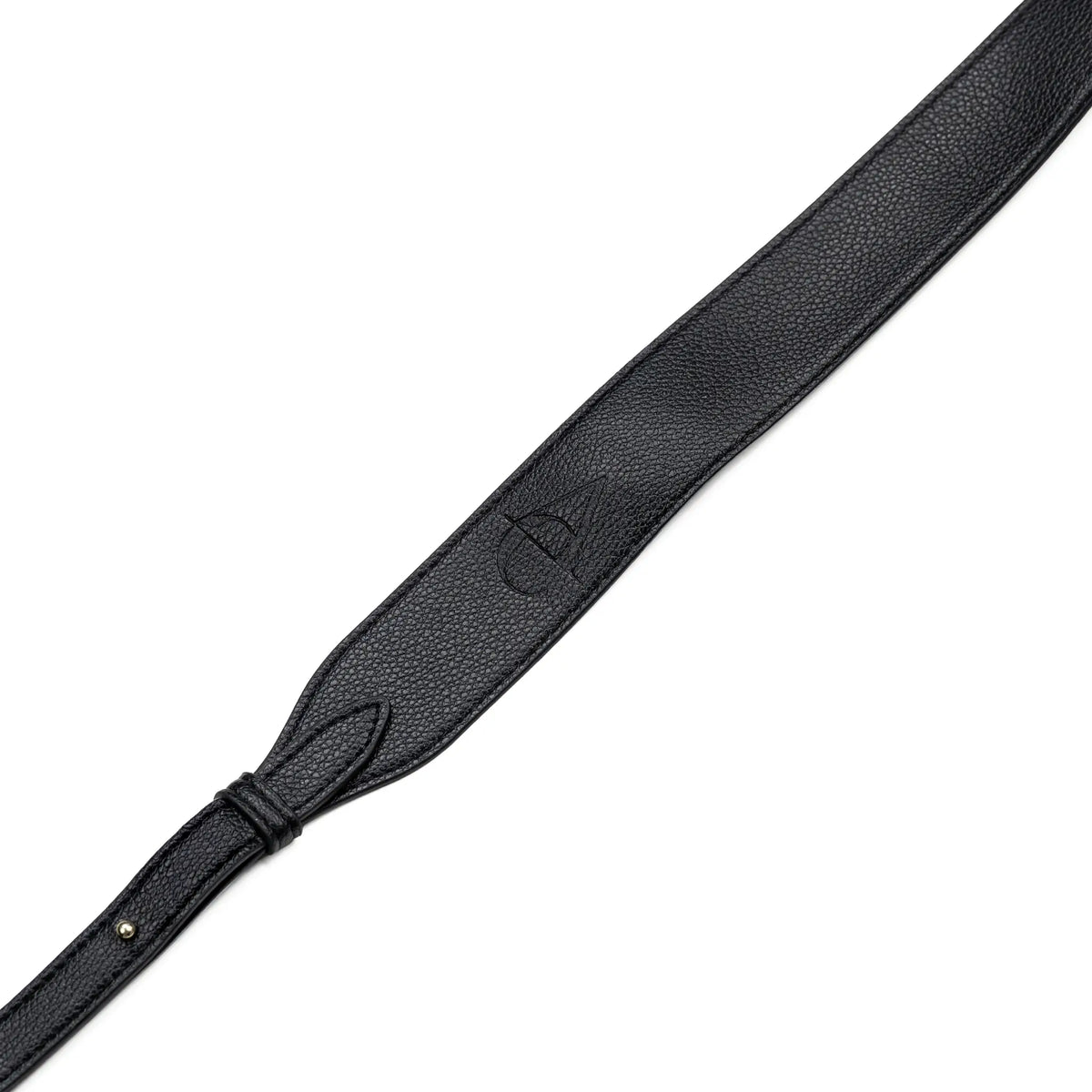 Black iPhone Case with Strap Set "Gia" - Matte Case + Black Leather Strap