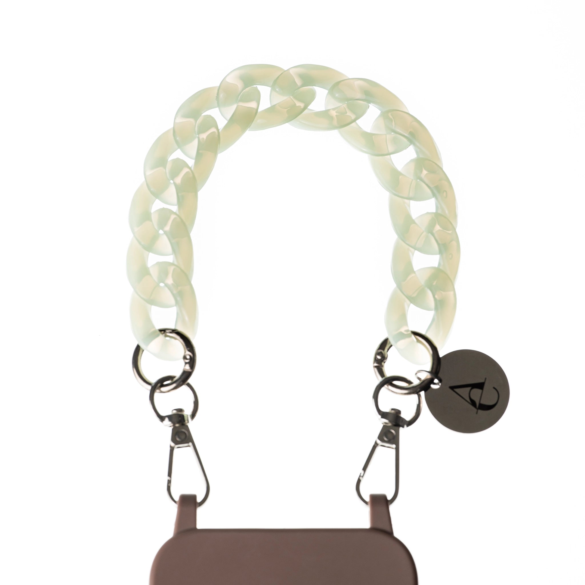 "Sage" Pale Green Short Chain 30cm