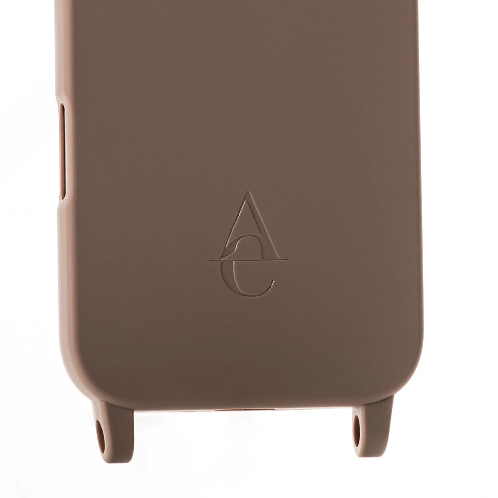Soft Touch Case with rings "Sandstone" - Beige