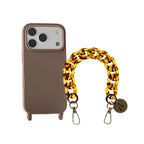 Set "Savanna" - Beige Case + Leopard Pattern Chain