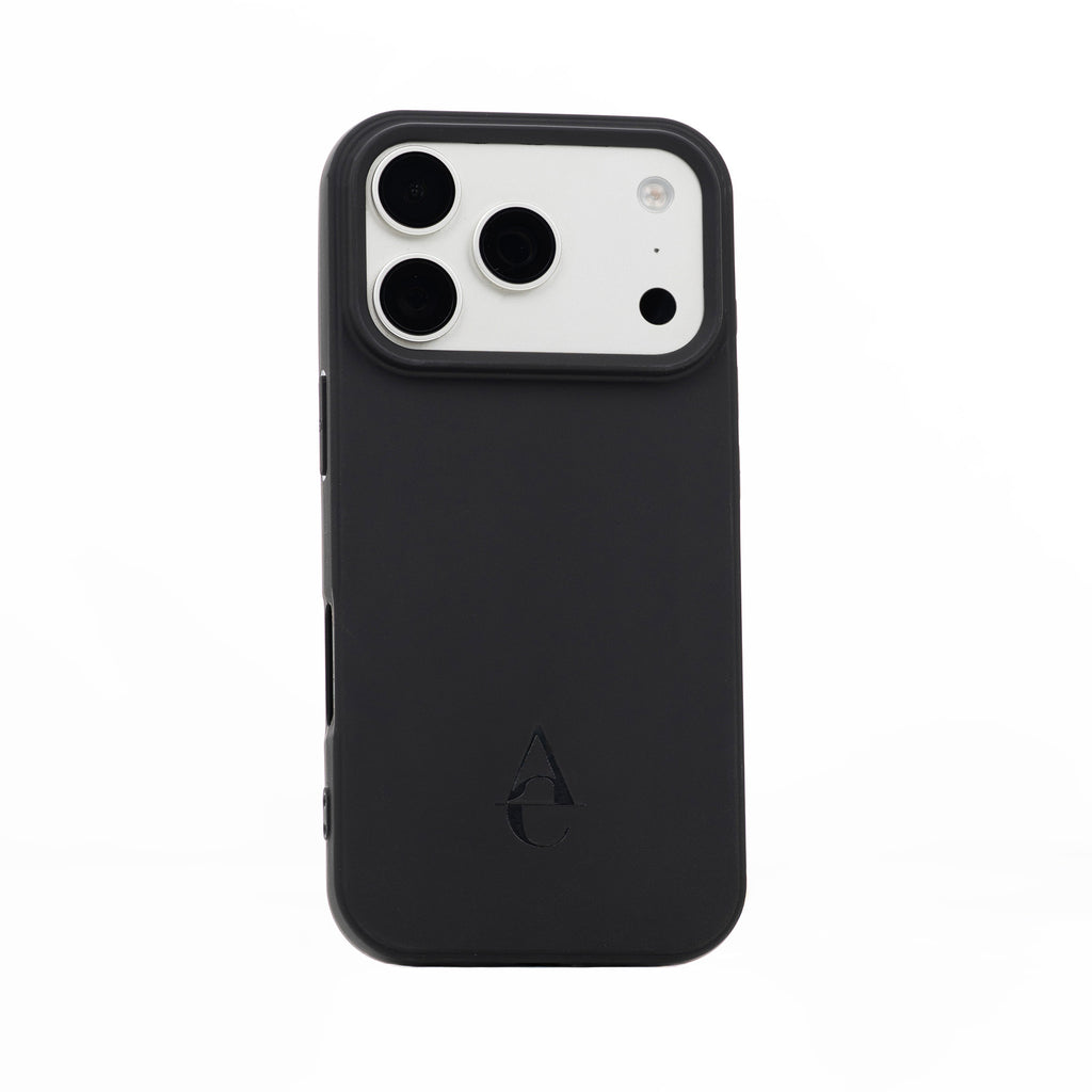 Matte Black iPhone Case "Onyx" - Soft-Touch TPU