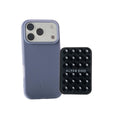 Set "Dusk" - Blue Gray Case + Suction Cup Holder/ Sticky Phone Mount