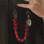 Red Heart "I love you" Short Chain 30cm