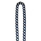 "Nuit" Long Dark Blue Chain 120cm