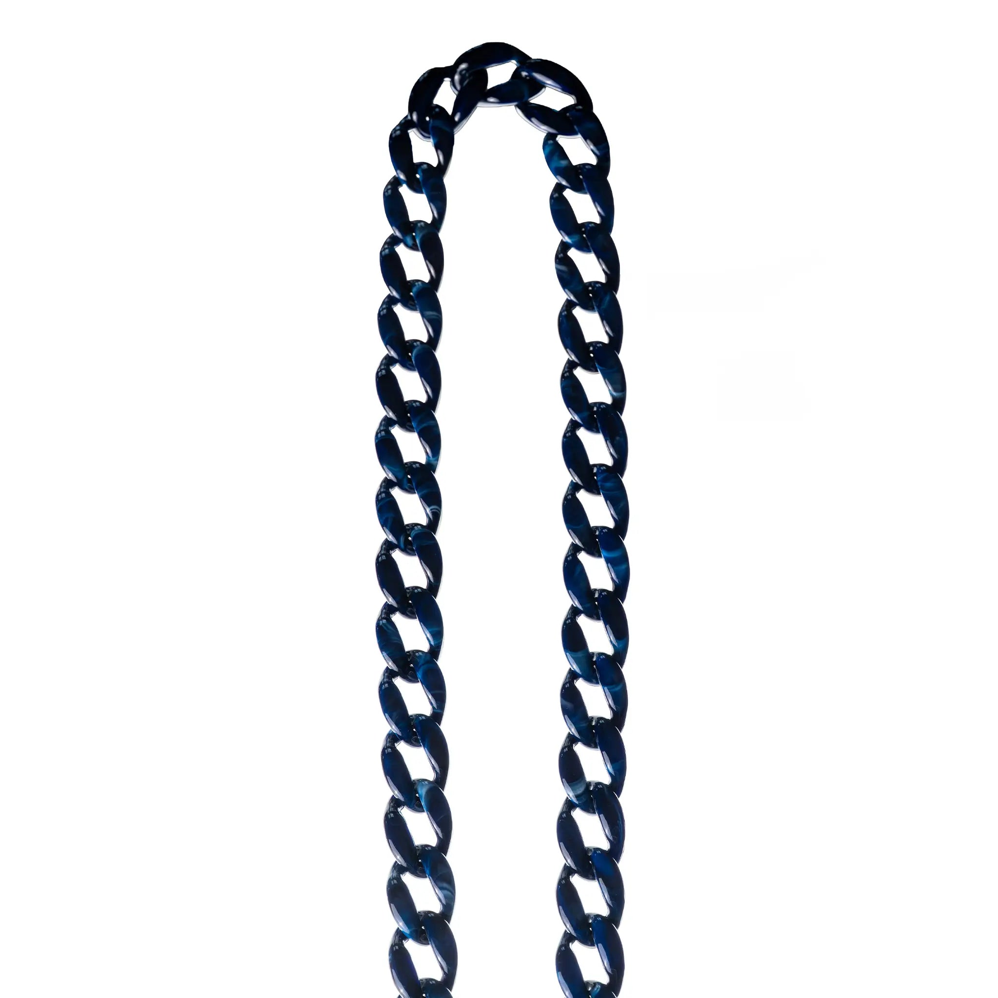 "Nuit" Long Dark Blue Chain 120cm