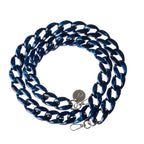 "Nuit" Long Dark Blue Chain 120cm