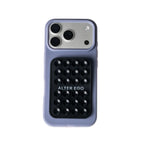 Set "Dusk" - Blue Gray Case + Suction Cup Holder/ Sticky Phone Mount